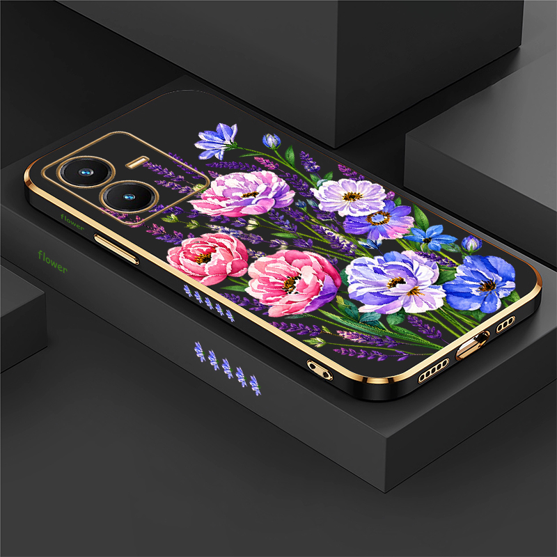 Vivo Y28 - Чехол с цветочным узором для Vivo