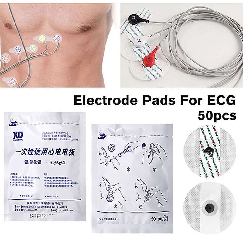 50 шт./пакет, электродный плас – обзор и цена Ecg Patch Monitor