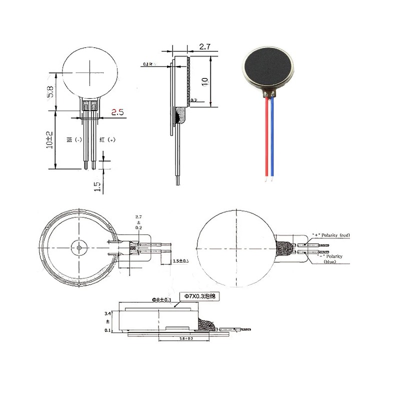 30 шт. 10x2,7 мм мини-вибрацио – обзор и цена Muscle Sensor Emg